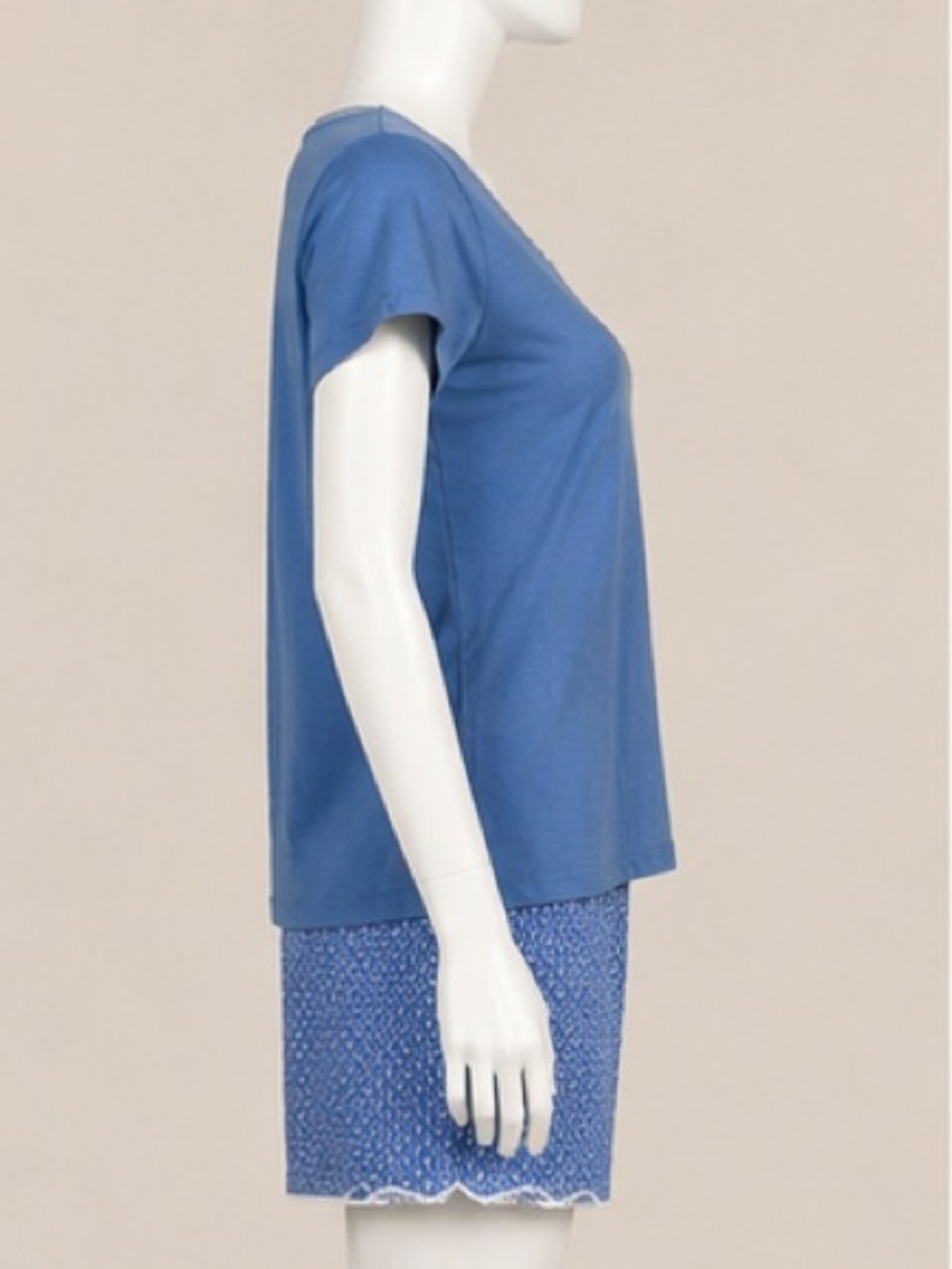 Carole Hochman 2 piece Blue Floral Pajama Loungewear Set 3X - Picture 5 of 7